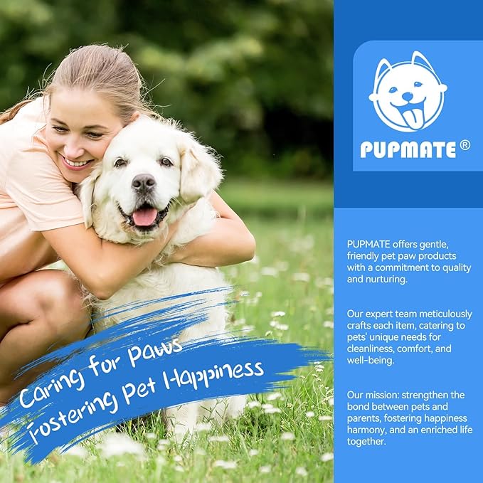 Paw Cleaner | No-Rinse Foaming Cleanser for Dogs Cats | 7 fl oz | Gentle and Safe | Pleasant Smell | Deep Clean Pet Paws | Bottle with Removable Soft Silicone Brush, 2 Bottles