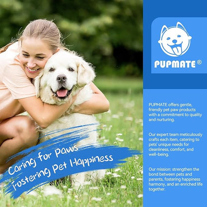 Paw Cleaner | No-Rinse Foaming Cleanser for Dogs Cats | 7 fl oz | Gentle and Safe | Pleasant Smell | Deep Clean Pet Paws | Bottle with Removable Soft Silicone Brush, 2 Bottles