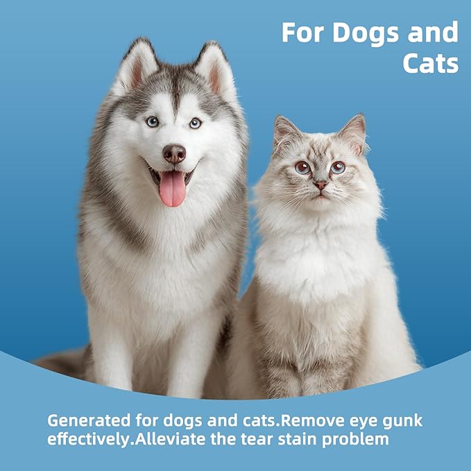 Dog Ear Wipes, Ear Wipes for Dogs, Cat Ear Wipes, Dog Ear Cleaning Wipes, Cat Wipes, Pet Wipes for Cats, Cat Cleaning Wipes – Pet Ear Cleaning Finger Wipes for Cats: Ear Wipes, Weekly Care