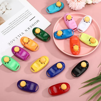 15 Pcs Dog Clicker for Training Pet Cat Training Clicker Colorful Dog Behavioral Trainings Clickers Behavior Aids Convenient and Trainings Effective Clickers Tools for Cat Puppy Birds