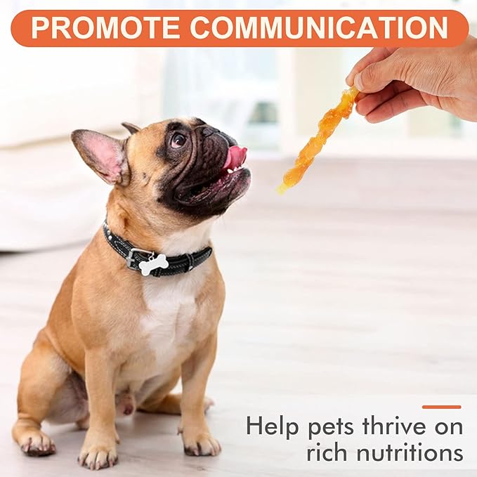 MON2SUN Rawhide Free Dog Treats Chicken Wrapped Cod Sticks for Small Dogs Healthy Training Treats Soft Snacks (31.75 Ounce -Pack of 1)