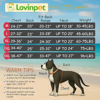 LovinPet Large Dog Christmas Pajamas for Dogs - Shirts for Big Dogs Xmas Holiday Costume Lightweight Pullover, Christmas Critters Aqua Prints Large Dog Pjs, Pitbull Dog Onesie, Pitbull Pajamas,L