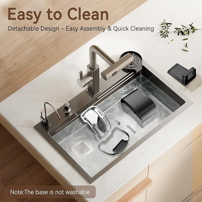 Cat Water Fountain, App Control Wireless Cat Fountain, 122oz/3.6L Pumpless Water Fountains for Cats Indoor with Stainless Steel Tray, Wi-Fi Dog and Pet Water Fountain (Black, Fountain+8 Fliters)