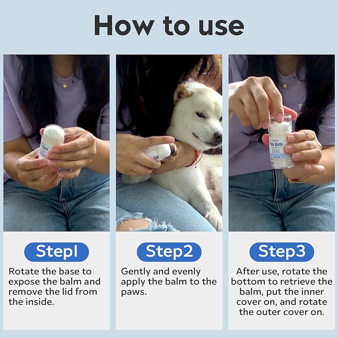 Dog Paw Care Kit- Paw Cleaner and Balm for Pet Foot Washer Care (1 Pack Dog Balm)