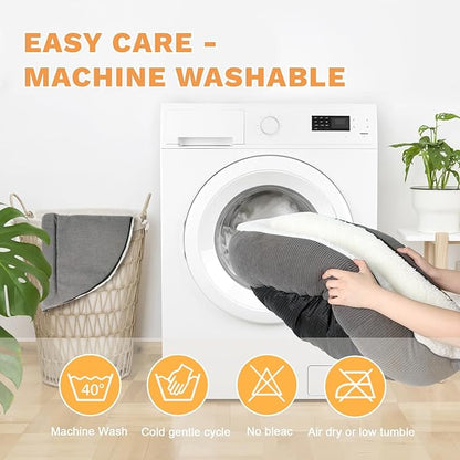 Covered Cat Bed Cave for Small Cats Dogs Washable Hooded Self Warming Cat Bed 23 inches Anti-Slip Round Fluffy Kitten Puppy Bed Noiseless Security Cat Cave Bed with Removable Cushion, Gray