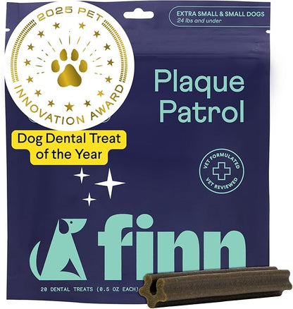 Finn Plaque Patrol Dental Chews (XS/S Dogs (20 Count))