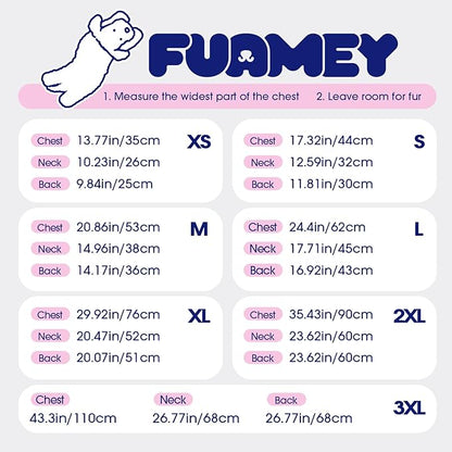 FUAMEY Dog Coat for Medium Dogs,Waterproof Dog Winter Jacket with Harness Built in Puppy Cold Weather Coats Reflective Pet Vest with Zipper Warm Fleece Dogs Snowsuit Windproof Pink M