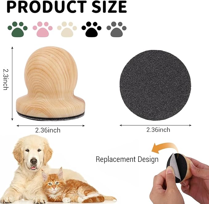 Generic Dog Nail File with 4 Pcs Replacement Frosted Sheets, Scratch Board Pad for Dog and Cat Nails Grinder