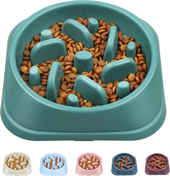 UPSKY Slow Feeder Small Dog Puzzle Bowl Feeder - Anti-Slip, Anti-Bloat, Anti-Choking