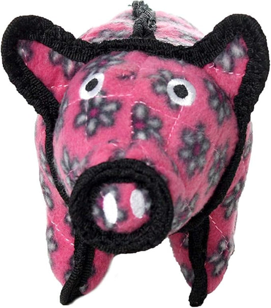 TUFFY -World's Tuffest Soft Dog Toy- Zoo Jr Bear & Jr Pig- Combo Pack- Squeaker -Multiple Layers. Made Durable, Strong & Tough. Interactive Play(Tug, Toss & Fetch).Machine Washable & Floats.