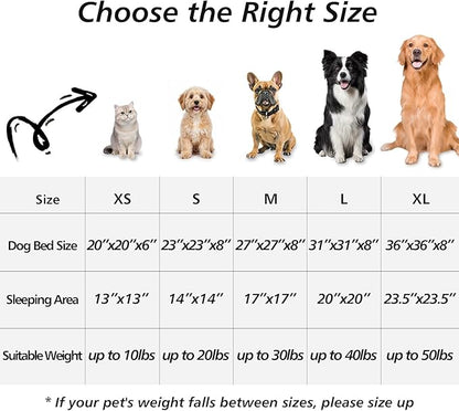 JOLLYVOGUE Small Dog & Cat Beds for Indoor Cats, Donut Cuddler Warming Soft Dog Beds with Anti-Slip Bottom, Round Calming Fluffy Plush Faux Fur Cushion Bed for Small Dogs (20", Smoke Grey)