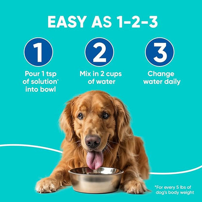 Virbac C.E.T. Aquadent Dental Solution for Dogs and Cats (250 ml)