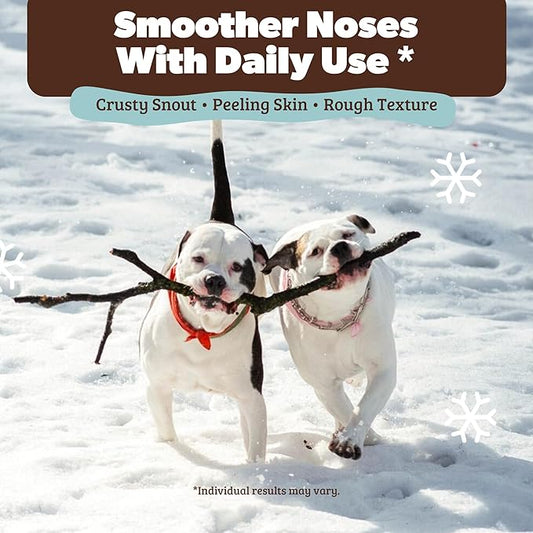 Natural Dog Company Snout Soother Balm – Dog Nose Balm for Dry Cracked Snouts, Moisturizing Winter Nose Care with Coconut Oil & Shea Butter, Lick Safe Dog Snout Balm for All Breeds, 1 oz Tin