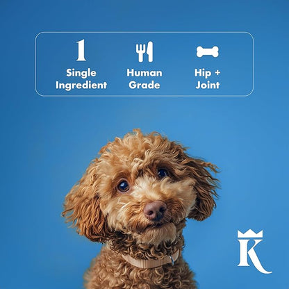 King Lou Pets - Whole Chicken Feet for Dog - Dehydrated Chicken Feet for Dog Treats - USA-Made Dental Treats for Dogs - Collagen, Glucosamine, Chondroitin for Hip and Joints - 10 Count