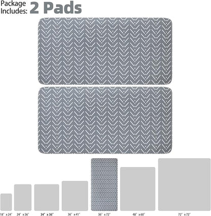 PUPTECK Reusable Dog Pee Pads Washable - Waterproof Puppy Potty Training Pads Whelping Mat, Fast Liquid Absorbing Non-Slip Pet 36" x 72"