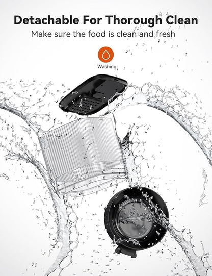 WOPET Automatic Cat Feeder, 5G WiFi Automatic Dog Feeder with APP Control for Remote Feeding, Cat Food Dispenser with Low Food Sensor and Voice Recorder,Up to 10 Meals Per Day for Cats and Dogs