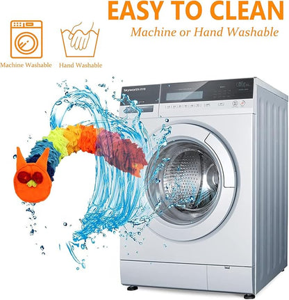 Ablechien Snuffle Ball Rainbow Snuffle Snake Puzzle Toy for Dogs Puppy Treat Dispensing Toys Foraging Snuffle Mat Interactive Slow Feeder Dog Toys for Any Size