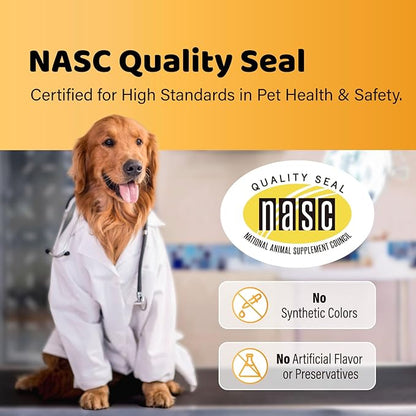 iPaw Hip and Joint Care Pro Dog Chews, Dog Joint Supplement, Glucosamine and Chondroitin Treats, Made in USA, Duck Flavor (60 Chews)