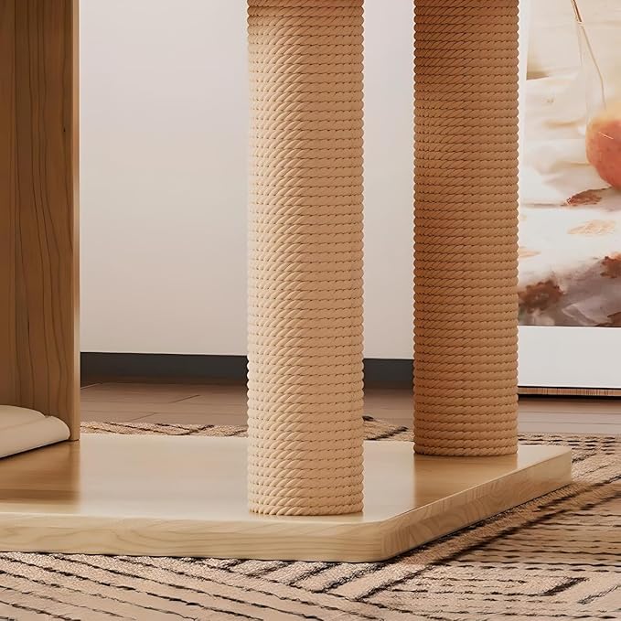 Large Wooden Cat Tower for Big Cats