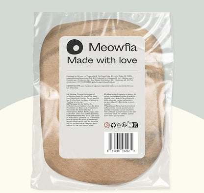 MEOWFIA Cat Cave – Premium Felt Cat Bed for Indoor Cats, Handmade 100% Merino Wool, Cat (Beige, Large)