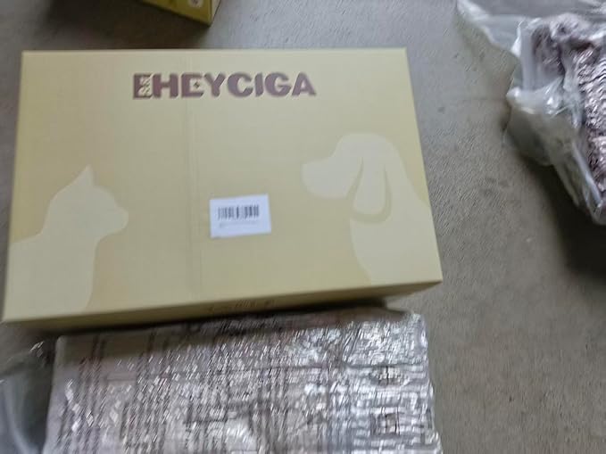 EHEYCIGA Curved Dog Stairs Ramp for Small Dogs 15.7" H, 3-Step Dog Steps for Couch Sofa and Chair, Pet Stairs for Cats, Non-Slip Balanced Pet Steps Indoor, Beige