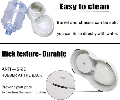 Dog Water Bowl Dispenser,3 Gallon/ 11L Pet Water Dispenser Station for Large Dogs and Cats,Gravity Automatic Feeder,Large Size Dog Drinking Fountain