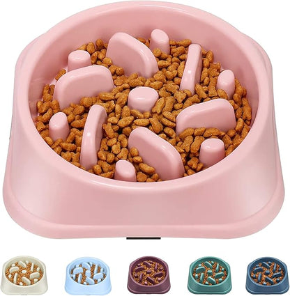 UPSKY Slow Feeder Small Dog Bowl - Anti-Slip Puzzle Bowl Feeder, Interactive Bloat Stop, Anti-Choking