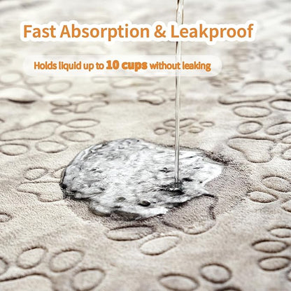 Qeils Reusable Puppy Pads, Washable Pee Pads for Dogs, Specifically Designed for 8 Panels for Dog Playpen Kennel Waterproof Non Slip Wee Wee pad, Absorbent Training Pads Extra Large