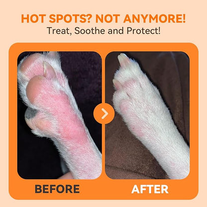 Hot Spot Spray for Dogs, Upgraded Quantum Silver Skin Spray for Dogs, Itch Relief and Hot Spot Treatment for Dogs, Supports Skin Infections and Irritations for All Animals, 8oz