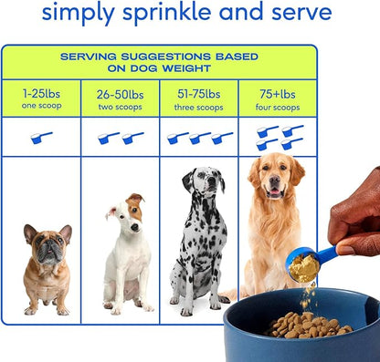 Native Pet Dog Vitamins & Supplements - 11-in-1 Vitamin Powder for Dog Food Topper - Collagen, Glucosamine, Probiotics, Omega & More- Supports Healthy Gut, Mobility & Overall Health - 60 Scoops