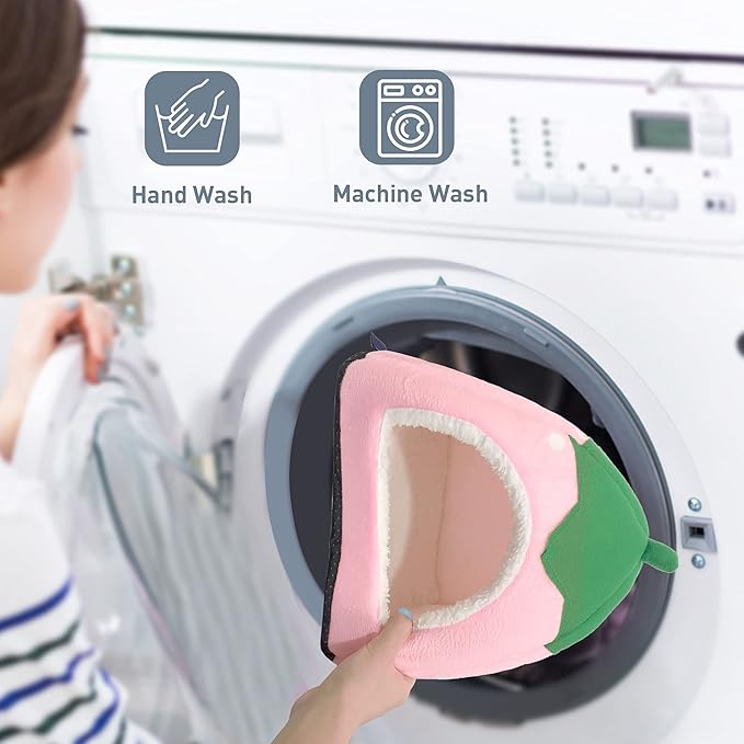 Tierecare Guinea Pig Hideout Bed Dwarf Rabbit House Cave Accessories Cozy Hide-Out for Little Bunny Hedgehog Ferret Chinchilla&Other Small Animals