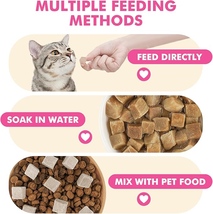 Freeze Dried Cats & Dogs Raw Treats, All Natural Single Ingredient Duck Breast, High Protein Healthy Pet Training Treats or Food Topper, 5.3 oz