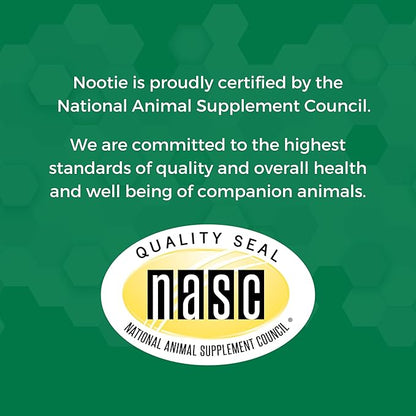 Nootie Progility Mini Allergy & Immune Supplement, Seasonal Allergies Advanced Immune Support Supplement for Small Dogs, 60 Soft Chews per Container