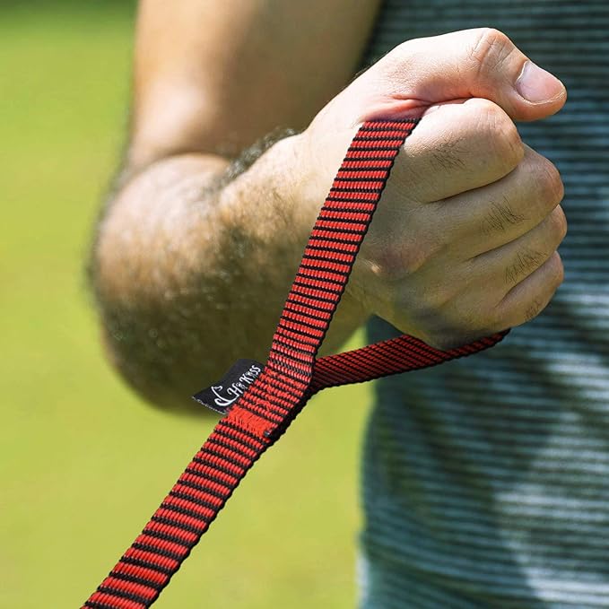Hi Kiss Dog/Puppy Obedience Recall Training Agility Lead - 15ft 20ft 30ft 50ft 100ft Training Leash - Great for Training, Play, Camping, or Backyard(50ft,Black_red)