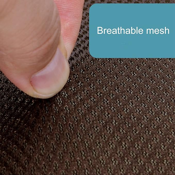 Dog Stairs for Small Dogs and Cats | 3-Step Dog Steps for Bed | 14" H Pet Stairs for High Bed | Plush and Soft Fabric, Provides Paw Traction and Stability,Mesh Fabric,Black