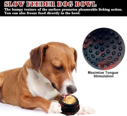 Yipetor Dog Toy, Frozen Dog Treats to Keep Dogs Busy, Interactive Treat Dispensing Dog Toy Puzzle, Interactive Chew Toys for Puppy Small Medium Dog, Power Chewer, Durable Rubber-Easy to Clean(Small)