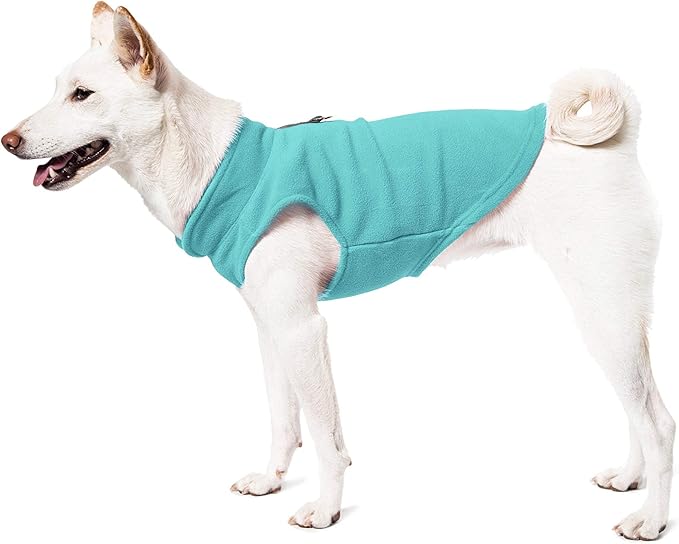 Gooby - Fleece Vest, Small Dog Pullover Fleece Jacket with Leash Ring, Pink, X-Small