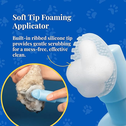 Dr. Paws Foaming Dog Paw Cleaner, Non-Toxic, pH-Balanced, Lick-Safe Paw Cleaner for Dogs, Effective Animal Washer and Feet Cleaner, Wipes for Paws and Butt, Built in Soft-Tip Head - 150ml