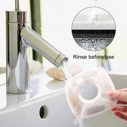 Pet Fountain Filters Compatible with 95Oz/2.8L Dog Water Fountain(4 Carbon Filters+4 Sponge Filters)