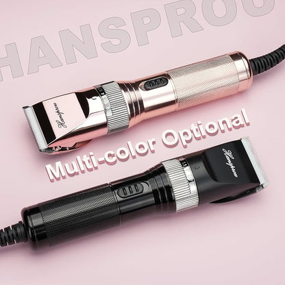 Dog Clippers for Grooming,Upgraded 36V Heavy Duty Dog Clippers,Professional Pet Hair Trimmer for Thick Coat,Corded Pet Clipper with Guard Combs Brush