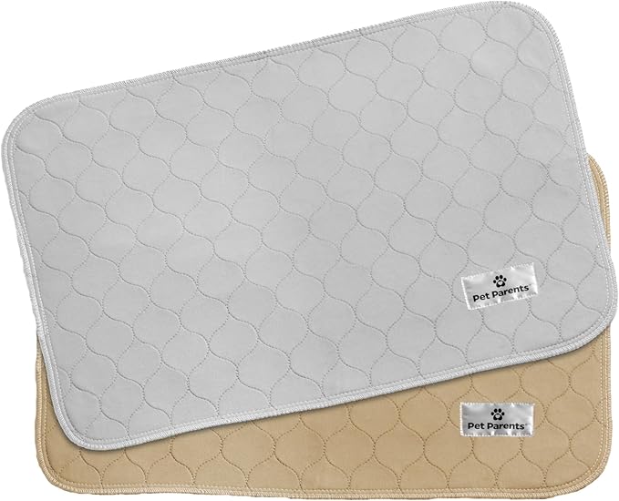 Pet Parents Pawtect® Pads Washable Dog Pee Pads (2pack) of 18x24 Premium Pee Pads for Dogs, Waterproof Training Pads for Dogs & Reusable Dog Pee Pads! Whelping & Modern Puppy Pads!