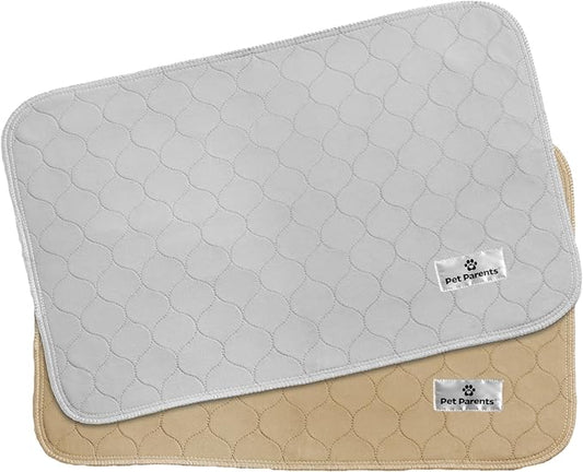 Pet Parents Pawtect® Pads Washable Dog Pee Pads (2pack) of 18x24 Premium Pee Pads for Dogs, Waterproof Training Pads for Dogs & Reusable Dog Pee Pads! Whelping & Modern Puppy Pads!