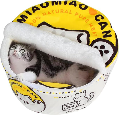 寵幸 Ramen Noodle Dog & Cat Bed,Keep Warm and Super Soft Creative Pet Nest for Indoor Cats,Removable Washable Cushion for Small Medium Large Dogs and Cats