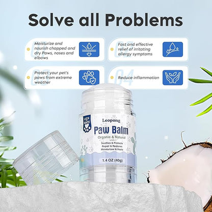 Dog Paw Care Kit- Paw Cleaner and Balm for Pet Foot Washer Care (1 Pack Dog Balm)