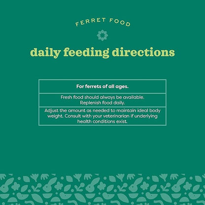 Oxbow Essentials Ferret Food, Vitamin & Mineral Rich Formula for Ferret, High Protein Food & High Fat, Small Animal Pet Products, Oxbow, Made in USA, 4 lb Bag