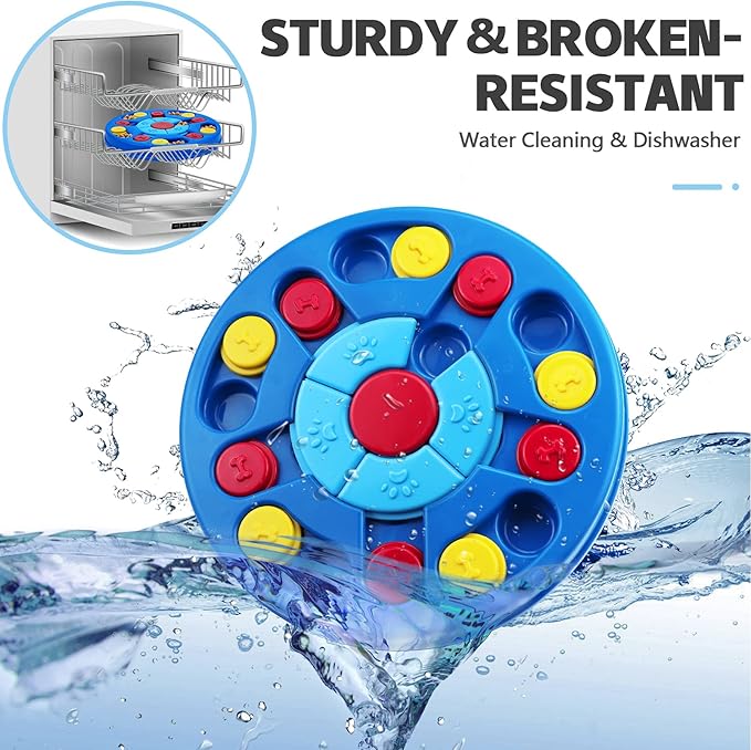 Dog Puzzle Toys Interactive Puzzle Game Dog Toy for Smart Dogs IQ Stimulation Treat Puzzle Toy for Dogs Treat Training,Puzzle Slow Feeder to Aid Pets Digestion (Advanced Level 2-3)