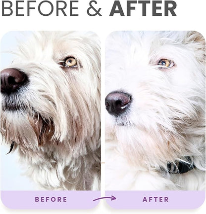 Lillian Ruff PRO Formula Ultra Brightening Dog Shampoo - Professional Whitening & Long-Lasting Odor Eliminator, Remove Stains & Discoloration, Dry Skin & Itch Relief with Aloe & Provitamin B5 (Gallon)