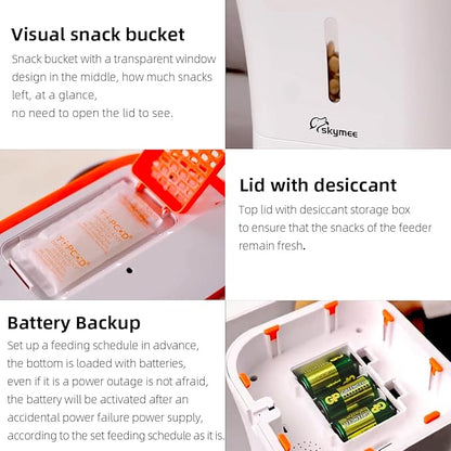 12L 5G WiFi Aautomatic Dog Feeder Large Breed & Automatic cat feeders 1080P Full HD Pet Camera Treat Dispenser Food Dispenser