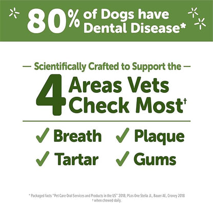 WHIMZEES Wellness Puppy Dog Dental Treats, Natural Chews, Medium & Large Size Stick, (14 Count)