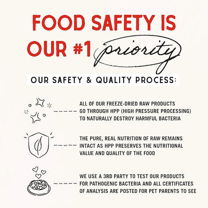 Stella & Chewy's Freeze-Dried Raw Chicken Breast Dog Treats - Single Ingredient, No Additives - Premium Training Treats - Perfect For Picky Eaters - 2.75oz Bag